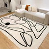 Nordic Abstract Plush Rug