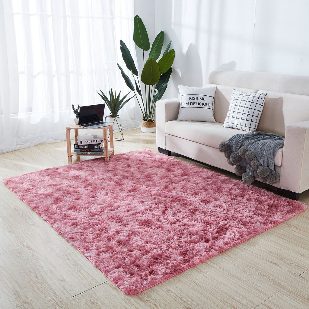 Luxury Tie-Dye Plush Carpet