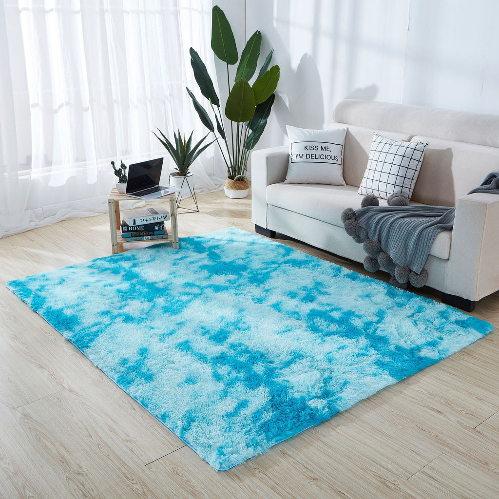 Luxury Tie-Dye Plush Carpet