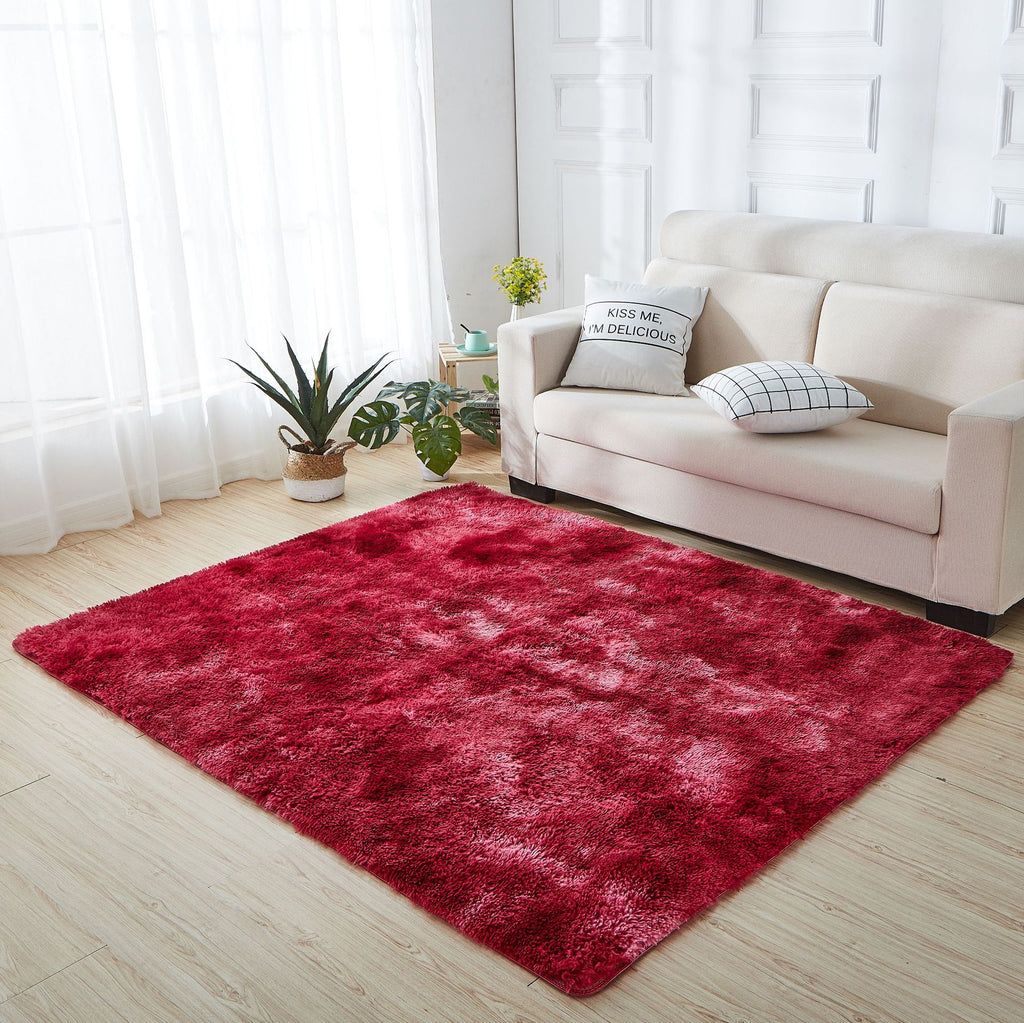 Luxury Tie-Dye Plush Carpet