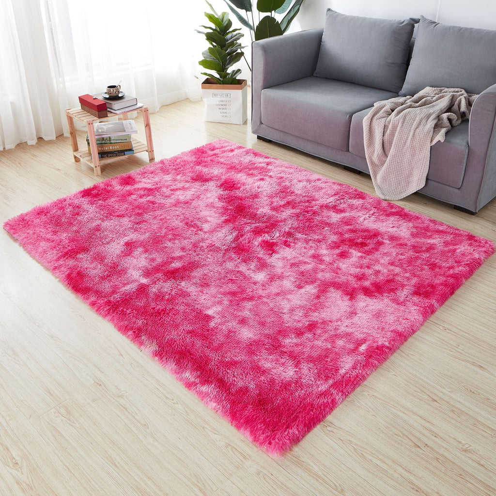 Luxury Tie-Dye Plush Carpet