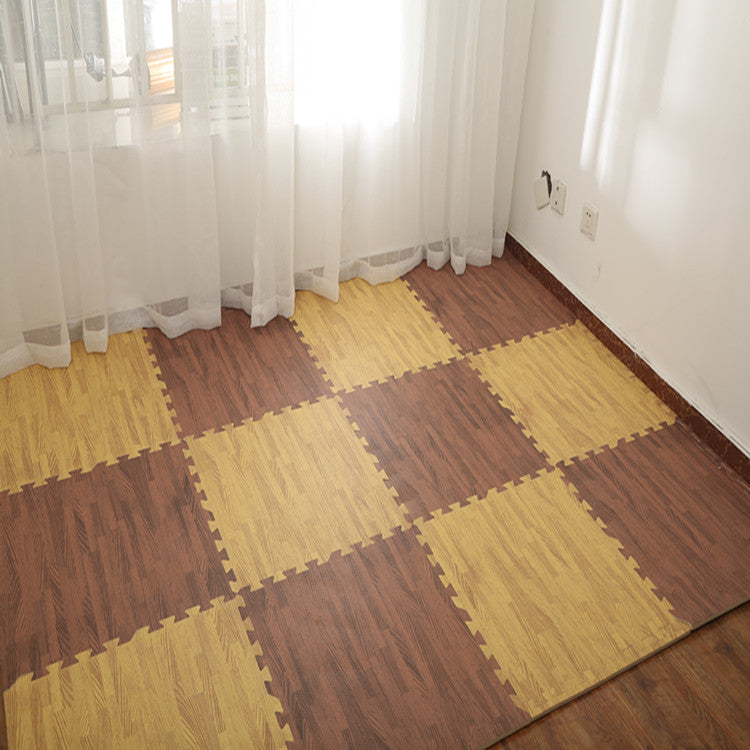 Premium Wood-Grain Interlocking Flooring Carpet