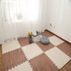 Premium Wood-Grain Interlocking Flooring Carpet