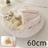 Cat Bed Pet Winter Bed Round Plush Warm Bed House Soft Long Plush Pets Bed