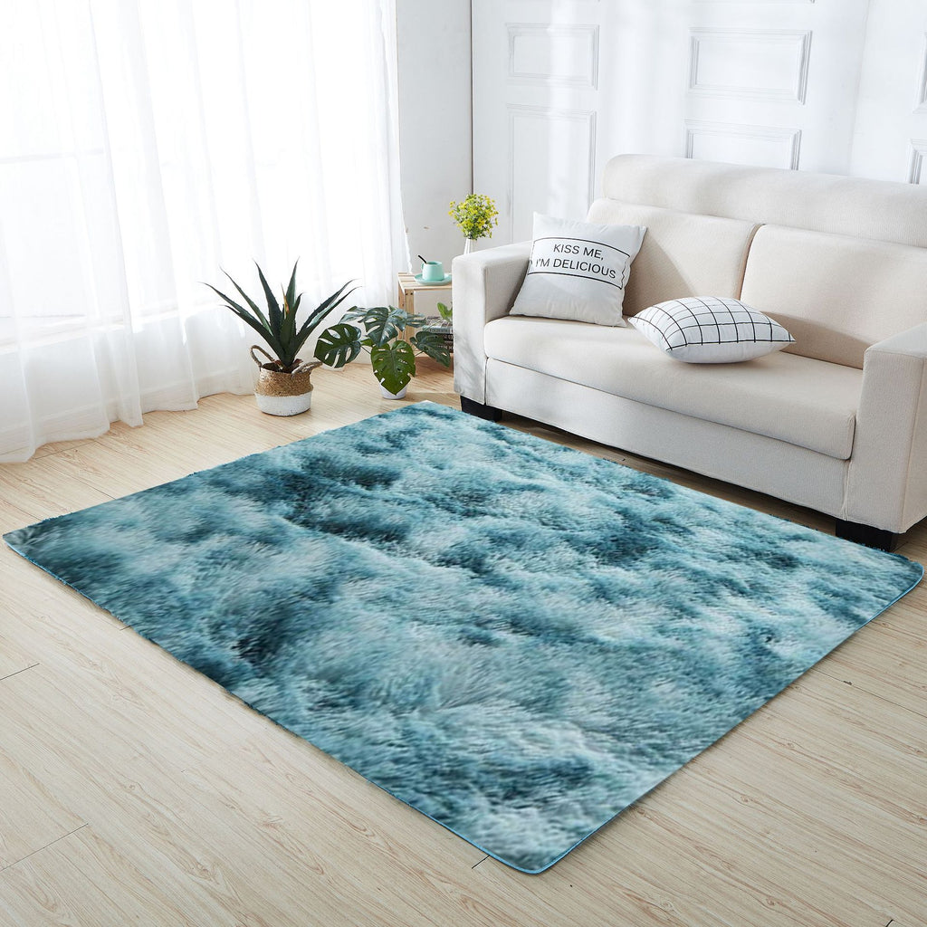 Luxury Tie-Dye Plush Carpet