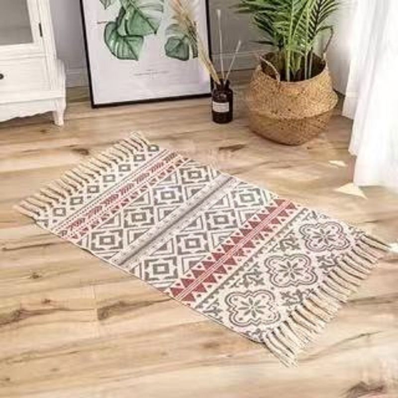 Chic Bohemian Tassel Floor Carpet