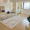 Nordic Abstract Plush Rug