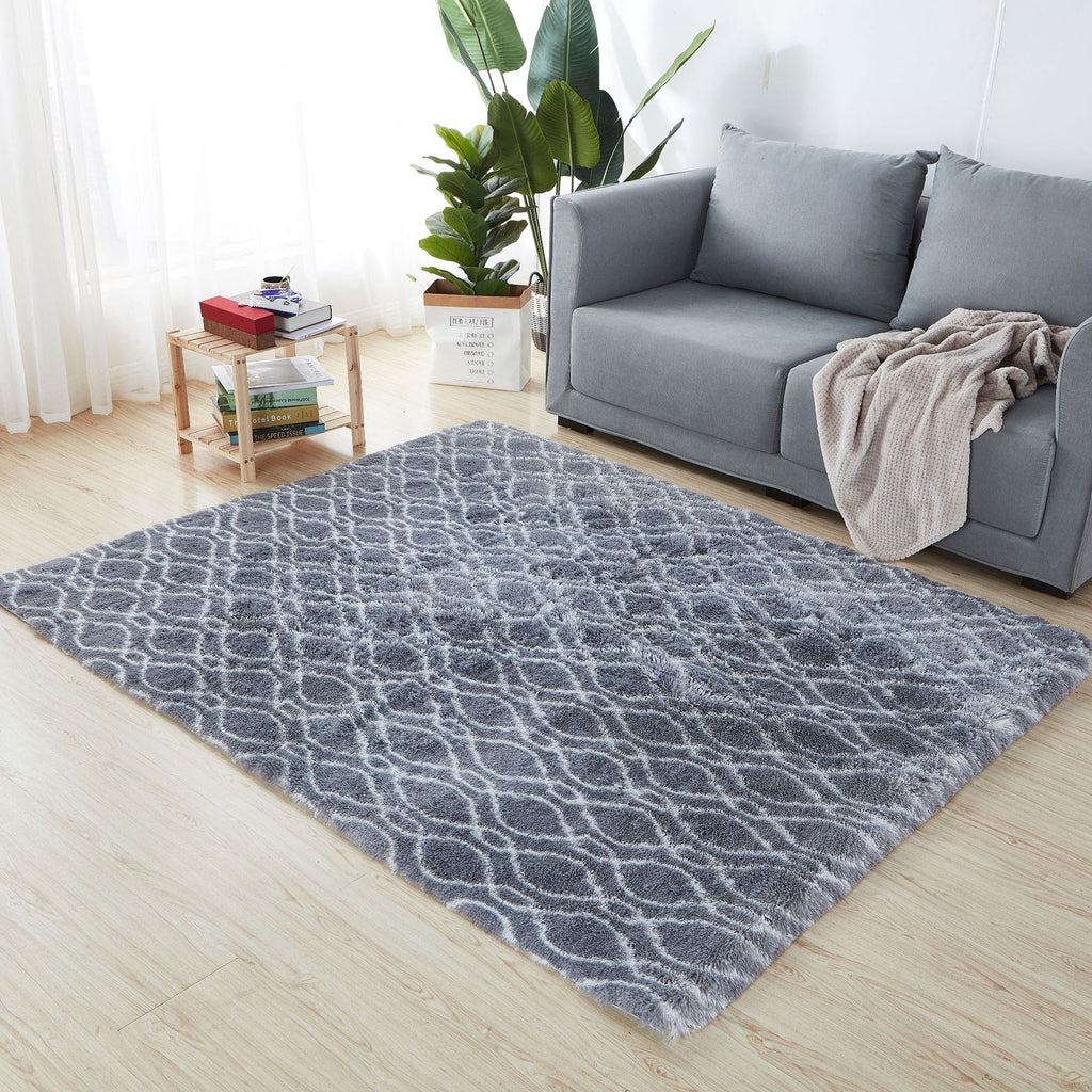 Luxury Tie-Dye Plush Carpet