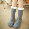 Socks women autumn and winter thickening plus velvet floor socks adult home slippers socks warm sleeping carpet socks