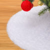 Pure White Holiday Elegance Mat